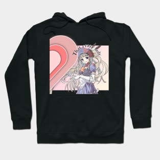 Crazy anime lady maid Hoodie